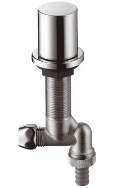 Hansgrohe Küchen Absperrventil 10823800 Edelstahl Optik, Mit Rückflussverhinderer
