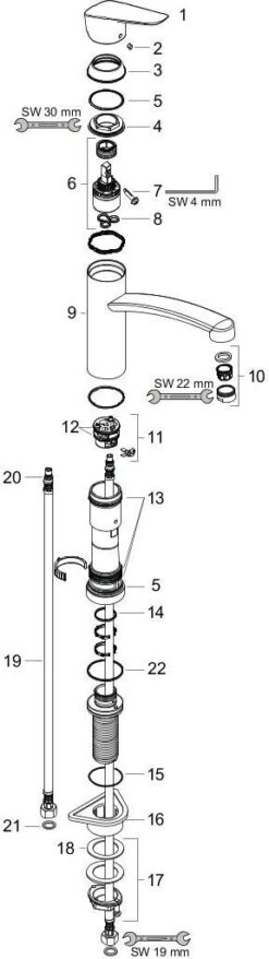 Hansgrohe Logis 160 Küchenarmatur 71833000 Chrom, Vorfenstermontage, Schwenkbarer Auslauf -VIEGA Verkäufe hansgrohe Logis 160 Kuechenarmatur 71833000 chrom Vorfenstermontage schwenkbarer Auslauf 2