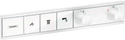 Hansgrohe RainSelect Fertigmontageset 15381700 UP-Thermostat, 3 Verbraucher, Mattweiß