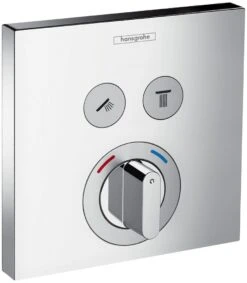 Hansgrohe ShowerSelect Mischer 15768000 Unterputz Armatur, Für 2 Verbraucher, Chrom
