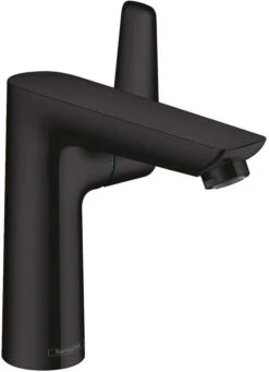 Hansgrohe Talis E Waschtisch-Einhebelmischer 71754670 Mit Ablaufgarnitur, Ausladung 141 Mm, Mattschwarz