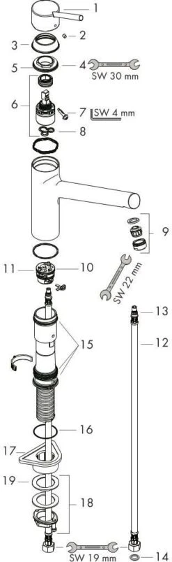 Hansgrohe Talis S 170 Küchenarmatur 32851000 Schwenkbarer Auslauf, Chrom 5 Hansgrohe Talis S 170 Küchenarmatur 32851000 Schwenkbarer Auslauf, Chrom -VIEGA Verkäufe hansgrohe Talis S 170 Kuechenarmatur 32851000 schwenkbarer Auslauf chrom 2