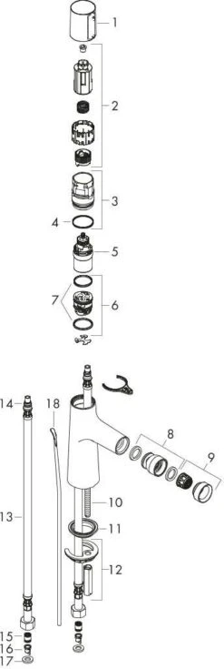 Hansgrohe Talis Select S Bidetarmatur 72202000 Chrom, Mit Ablaufgarnitur -VIEGA Verkäufe hansgrohe Talis Select S Bidetarmatur 72202000 chrom mit Ablaufgarnitur 2