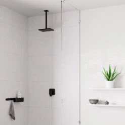 Hansgrohe Vernis Shape Deckenanschluss 26407670 Länge 300mm, AP, Mattschwarz -VIEGA Verkäufe hansgrohe Vernis Shape Deckenanschluss 26407670 Laenge 300mm AP mattschwarz 1