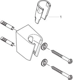 Hansgrohe Wandhalter Porter S 28331800 Edelstahl Optik -VIEGA Verkäufe hansgrohe Wandhalter Porter S 28331800 edelstahl optik 2