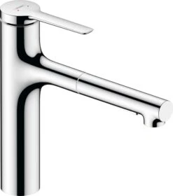 Hansgrohe Zesis M33 160 Küchenarmatur 74801000 Ausziehbrause, 2jet, Chrom